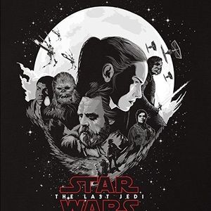 NWOT Official Star Wars The Last Jedi T-shirt